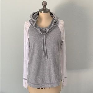 Athleta women’s mesh back lightweight hoodie
